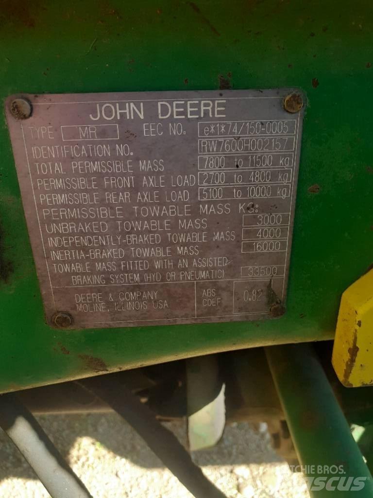 John Deere 7600 Трактора