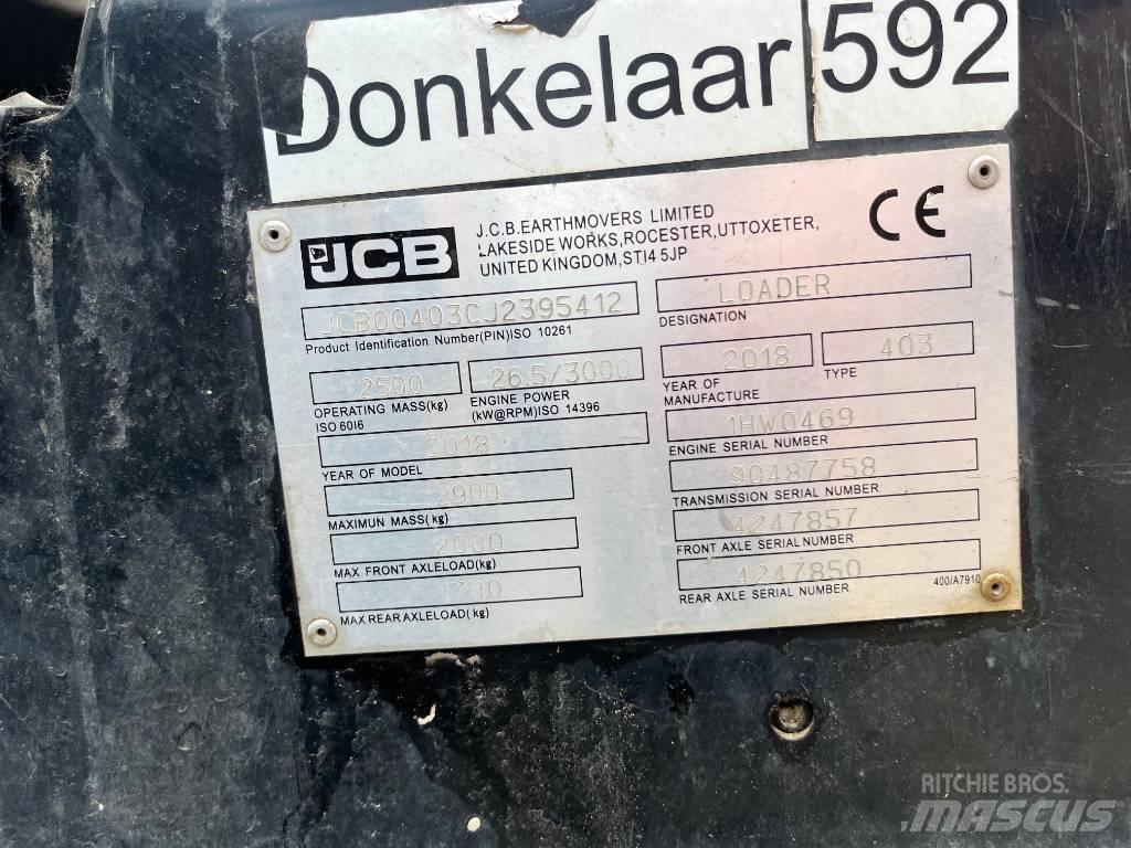 JCB 403 Малые погрузчики
