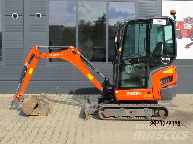 Kubota KX 018-4 Мини-экскаваторы