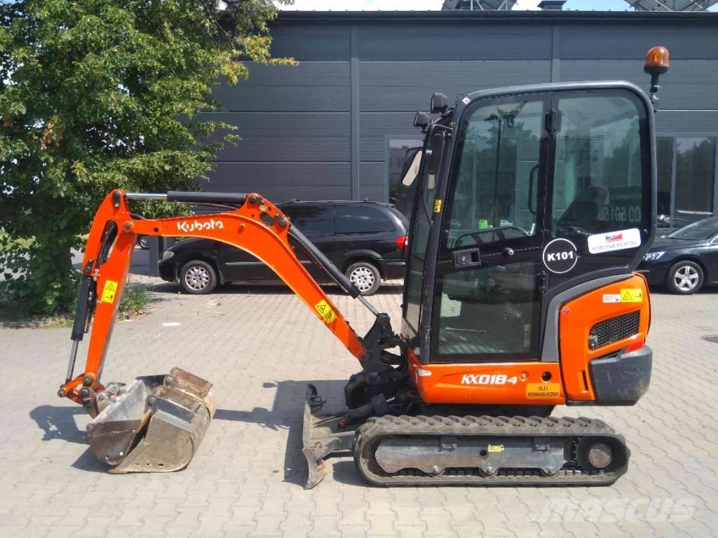 Kubota KX 018-4 Мини-экскаваторы