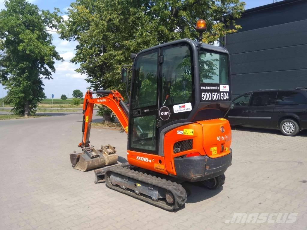 Kubota KX 018-4 Мини-экскаваторы