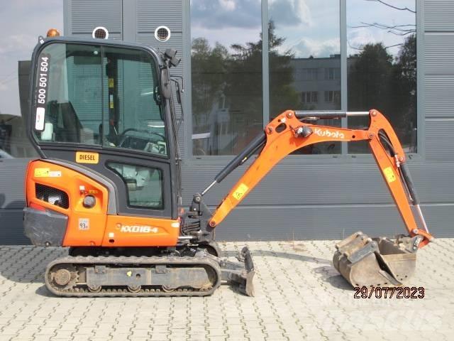 Kubota KX 018-4 Мини-экскаваторы