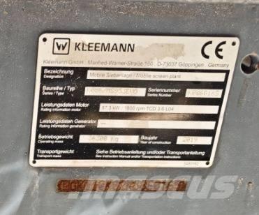 Kleemann MS 953 Evo Мобильные грохоты