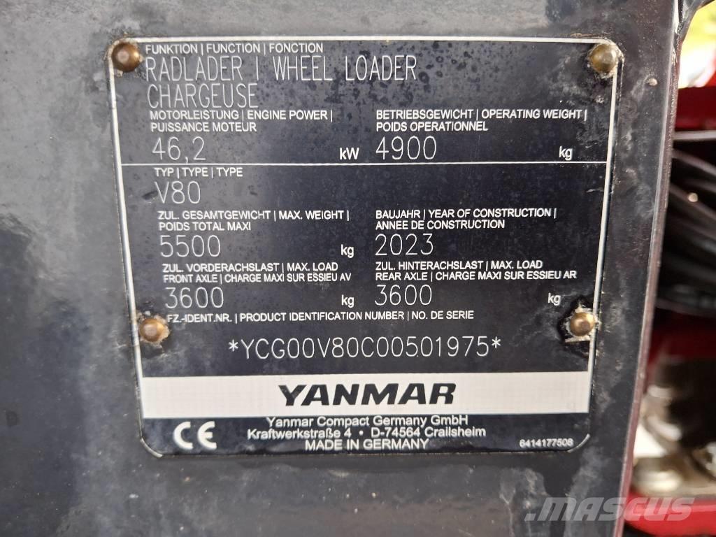Yanmar V 80 Фронтальные погрузчики
