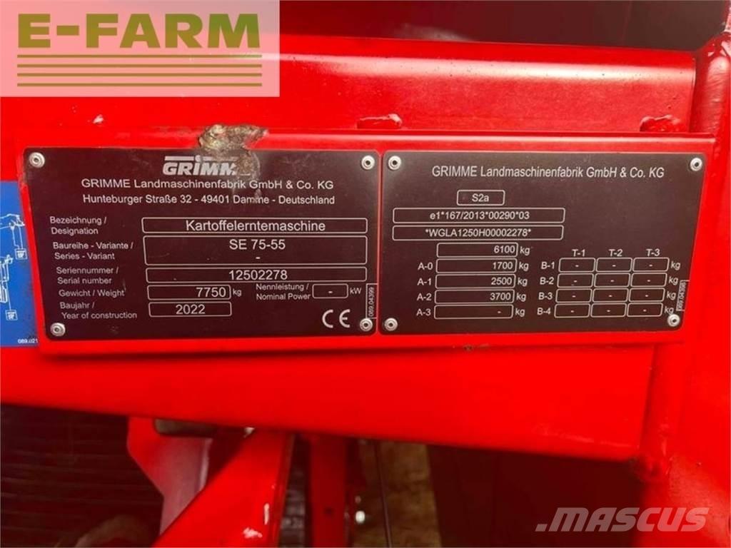 Grimme se 75-55 sb Картофелеуборочные комбайны