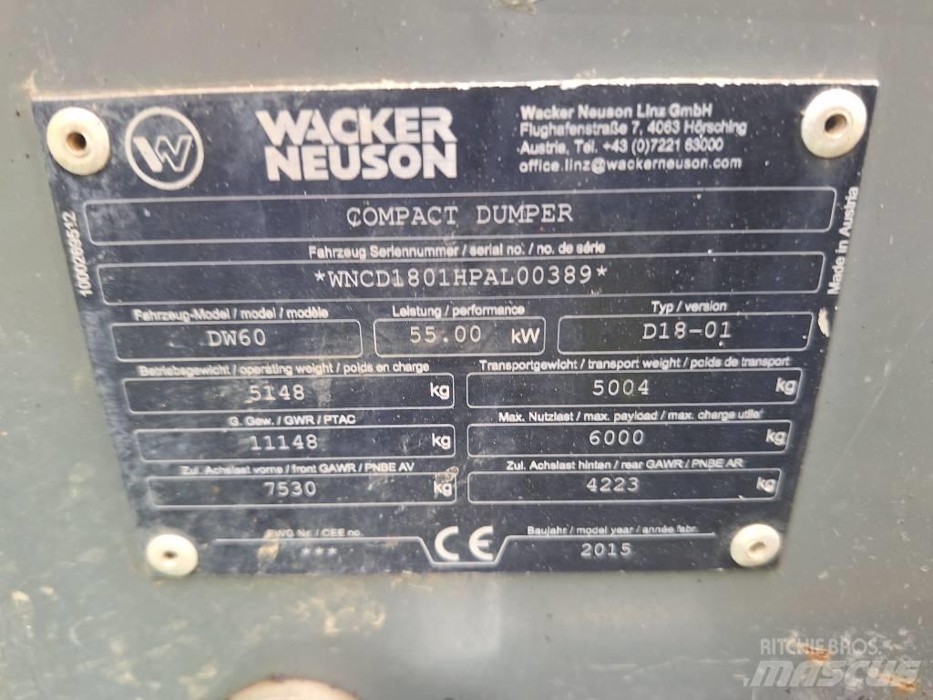 Wacker Neuson DW 60 Мини-самосвалы
