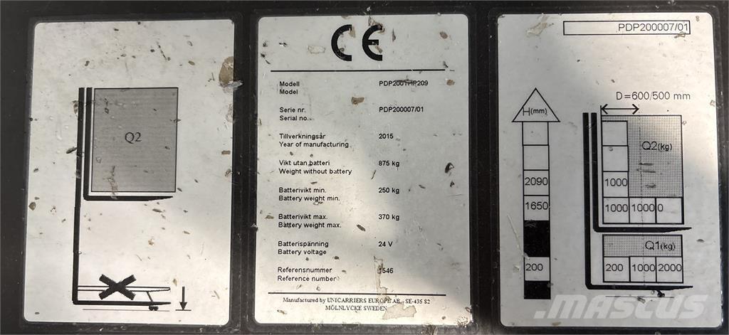 Atlet PDP200 Самоходные электроштабелёры