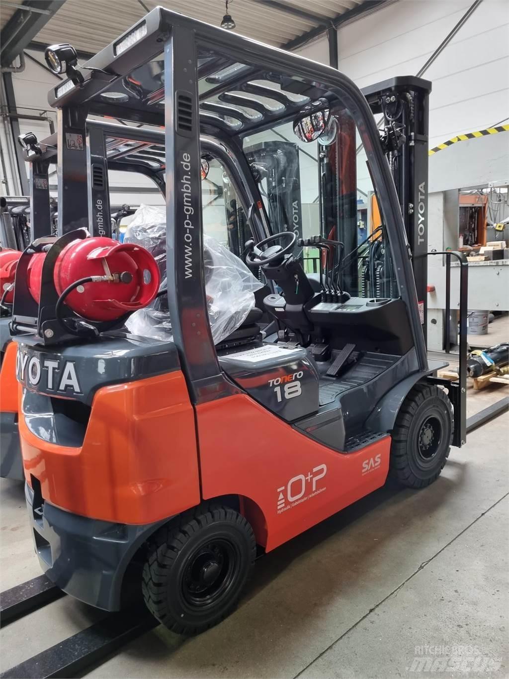 Toyota 02-8FGF18 Газовые погрузчики