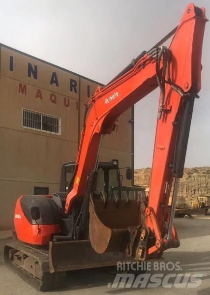 Kubota KX080-4 Малые экскаваторы 7т-12т