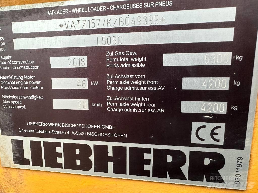 Liebherr 506 Фронтальные погрузчики