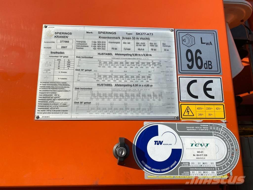 Spierings SK377 Башенные краны