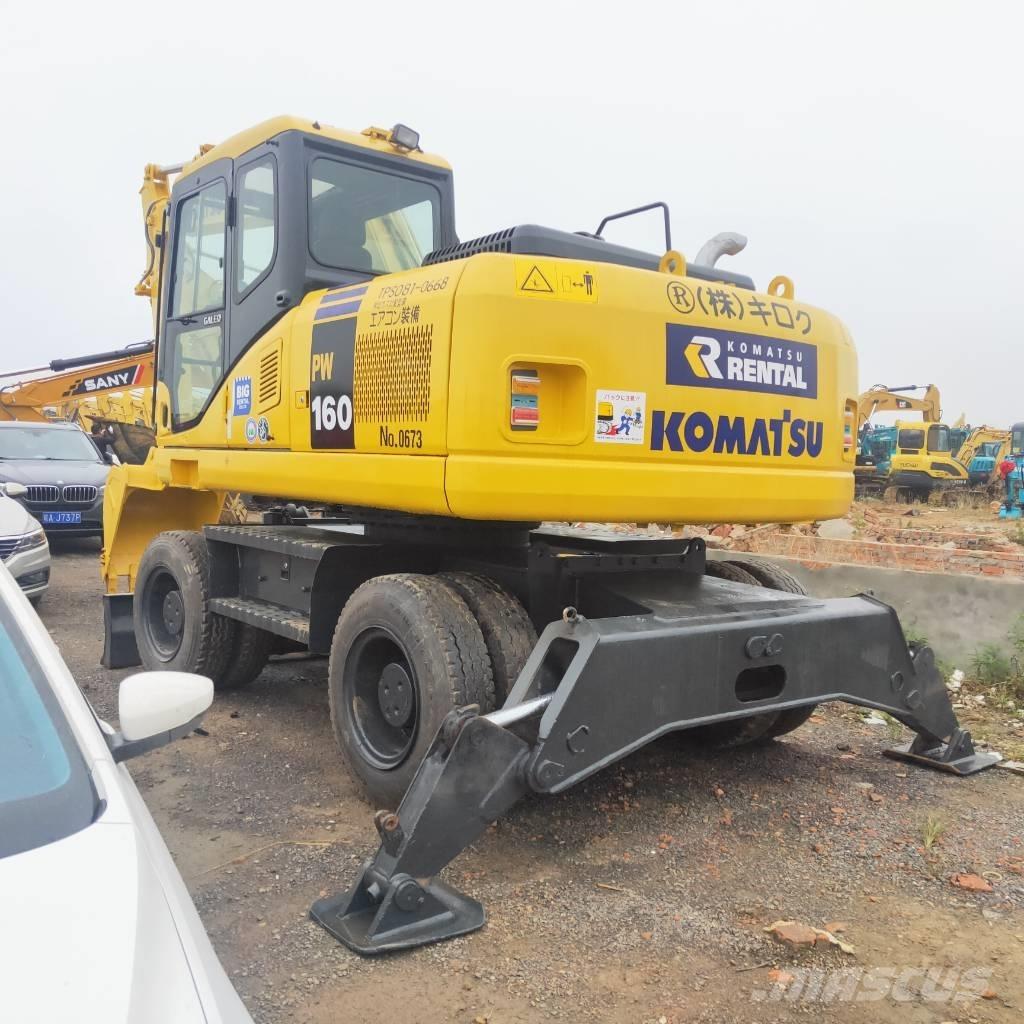 Komatsu PW160W-7 Колёсные экскаваторы