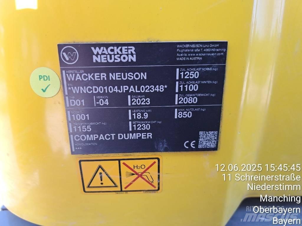 Wacker Neuson 1001 Мини-самосвалы