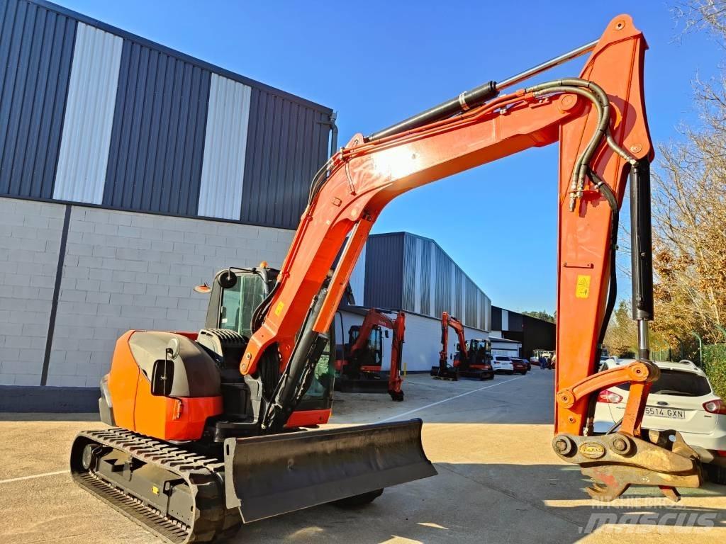 Kubota KX080-4a2 Малые экскаваторы 7т-12т