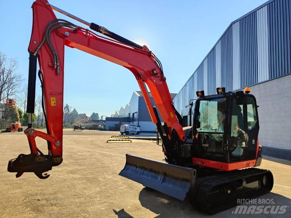 Kubota KX080-4a2 Малые экскаваторы 7т-12т