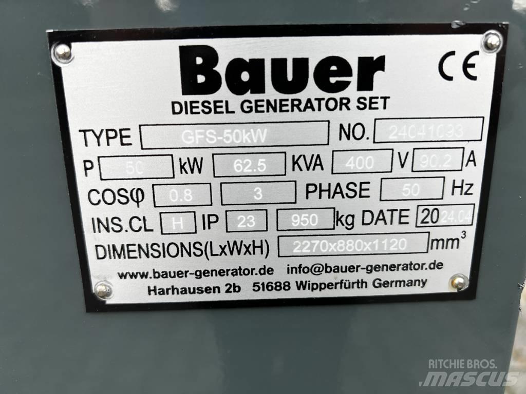 Bauer 69 KVA Дизельные генераторы