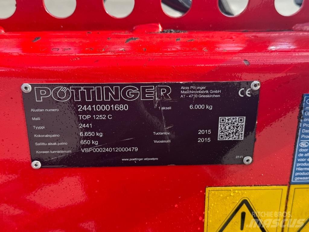 Pöttinger Top 1252 C Рядковые косилки