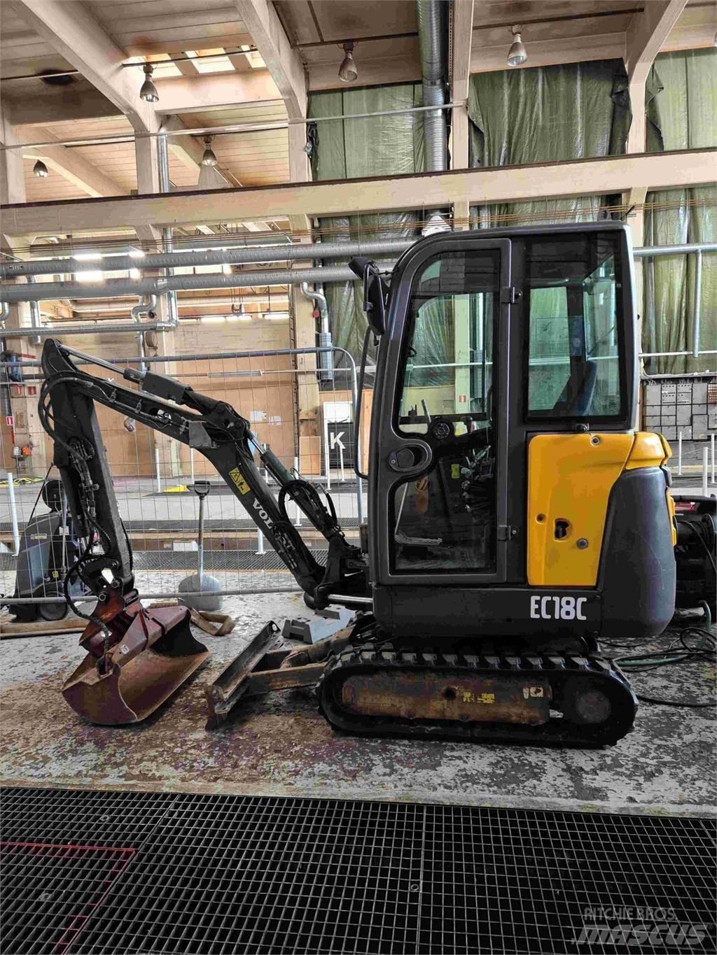Volvo EC18C Мини-экскаваторы