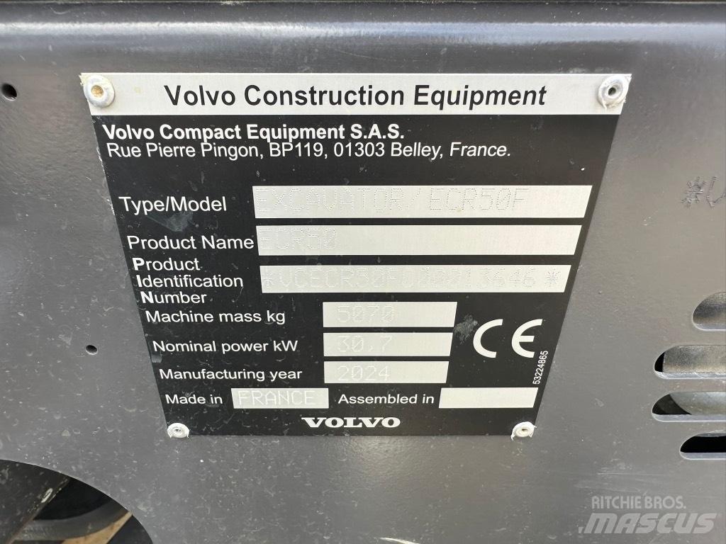 Volvo ECR50 F Мини-экскаваторы