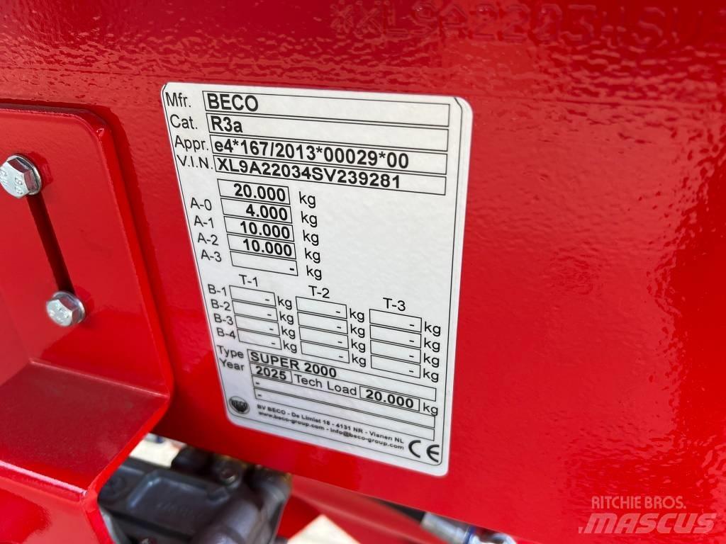 Beco Super 2000 Прицепы перегрузчики зерна