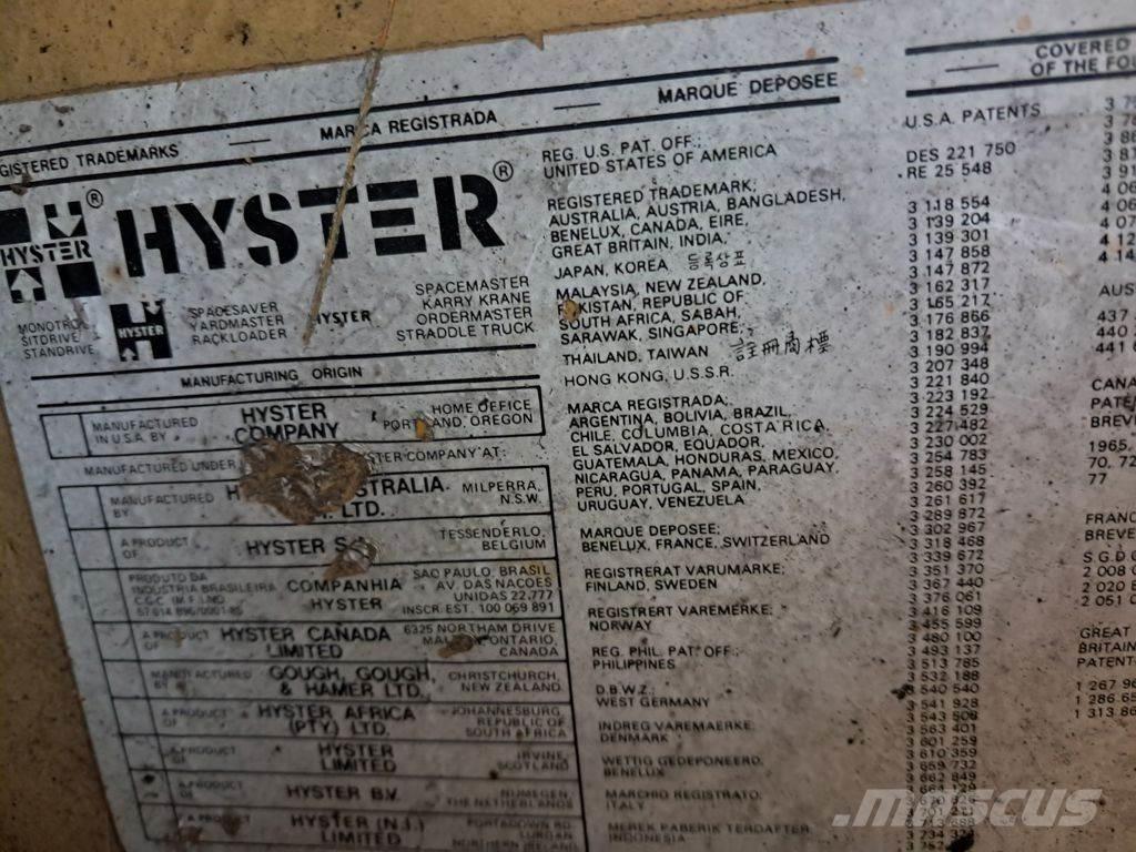 Hyster H2.50J Дизельные погрузчики