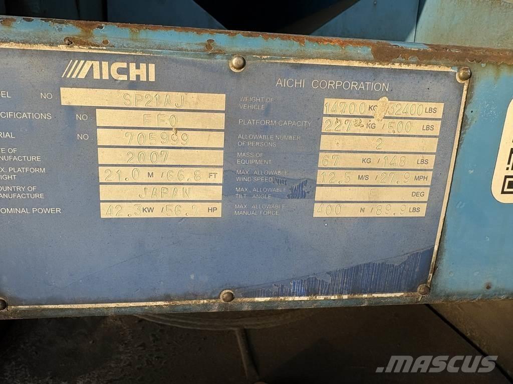 Aichi Sp21aj Телескопические подъемники