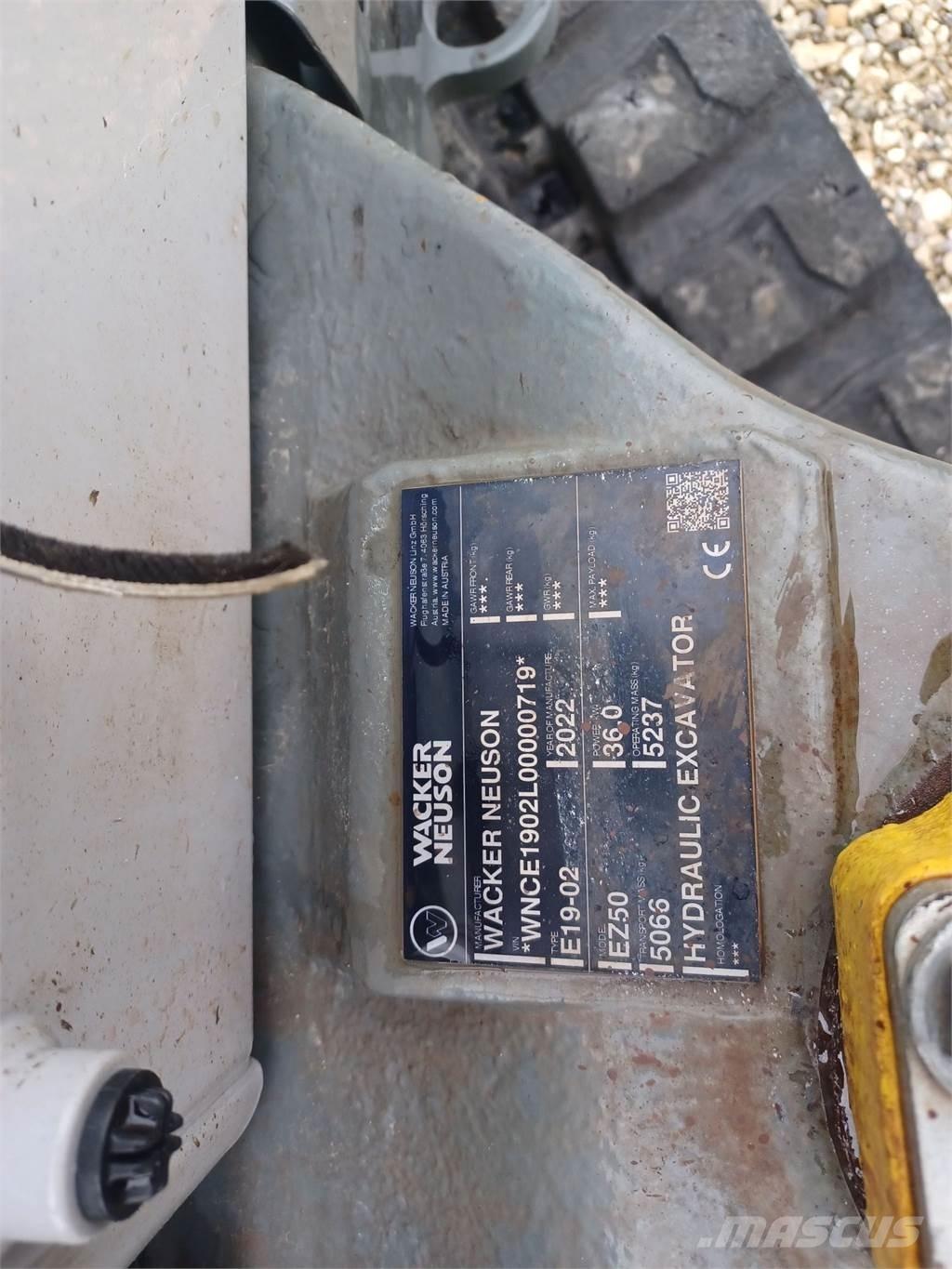 Wacker Neuson EZ50 Гусеничные экскаваторы