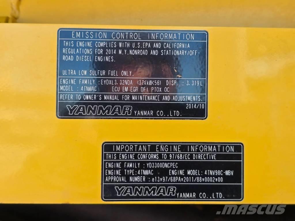 Yanmar Vio 80-1 Малые экскаваторы 7т-12т