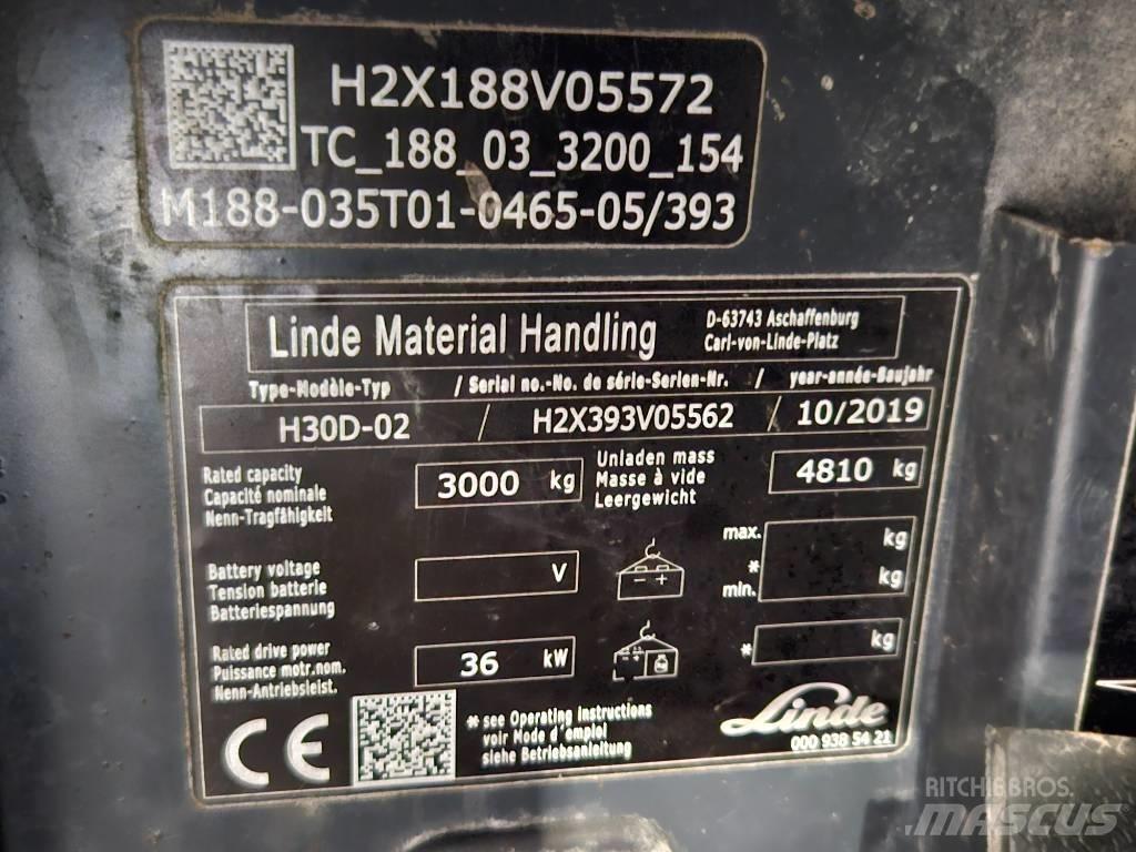 Linde H30D Дизельные погрузчики