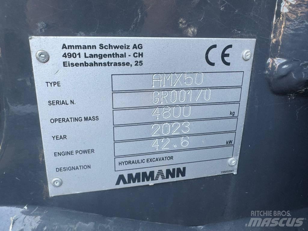 Ammann AMX 50 Мини-экскаваторы