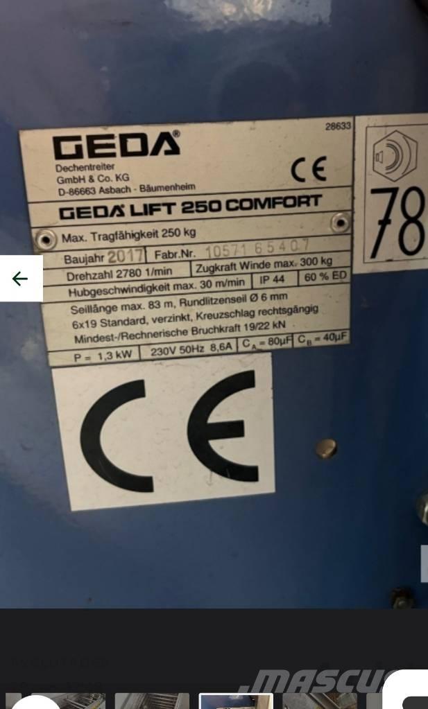 Geda Comfort 250 Подъемно-транспортное оборудование и грузовые лифты