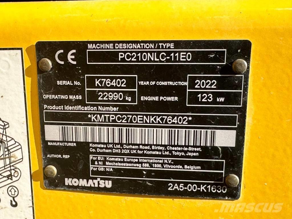 Komatsu PC 210 NLC Гусеничные экскаваторы