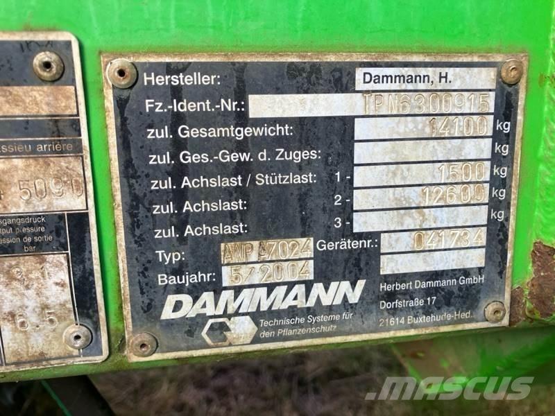 Dammann ANPA 7024 Прицепные опрыскиватели