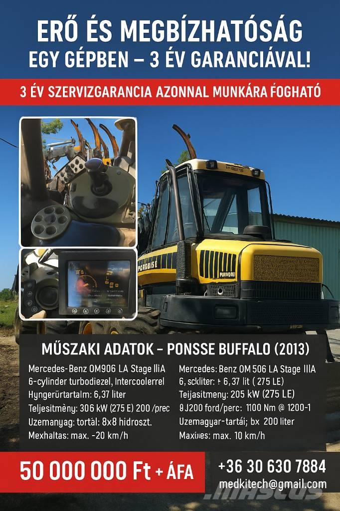 Ponsse Buffalo 8W Форвардеры