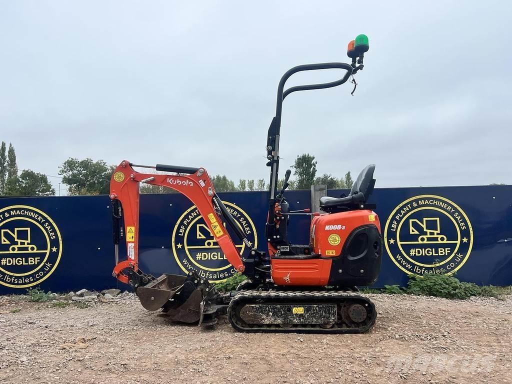 Kubota K008-3 Специальные экскаваторы
