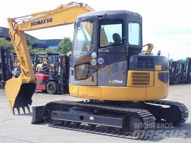 Komatsu PC 78 US Малые экскаваторы 7т-12т