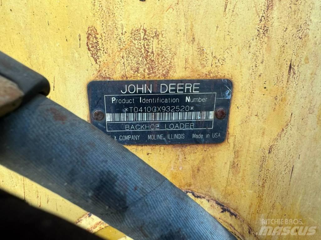 DEERE 410G Экскаваторы-погрузчики