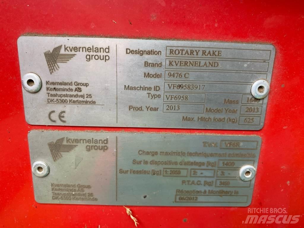 Kverneland 9476C Рядковые косилки