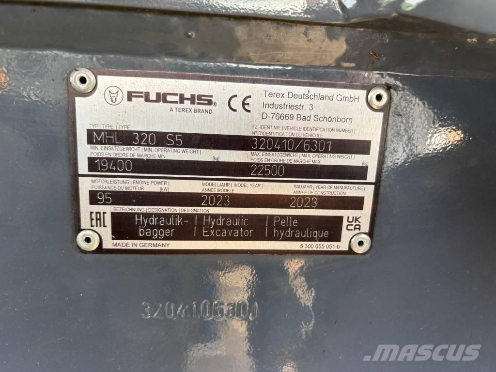 Fuchs MHL320MOD+ Перегружатели металлолома/промышленные погрузчики