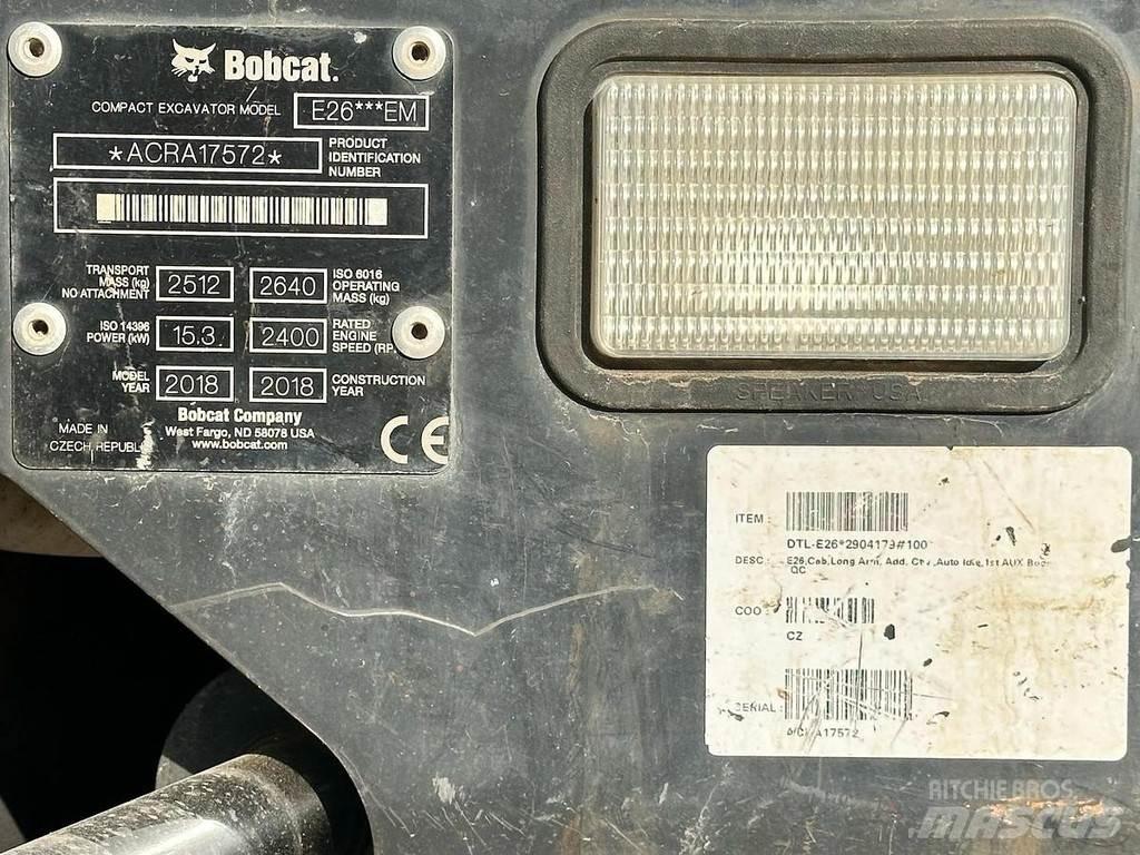 Bobcat E26 Мини-экскаваторы