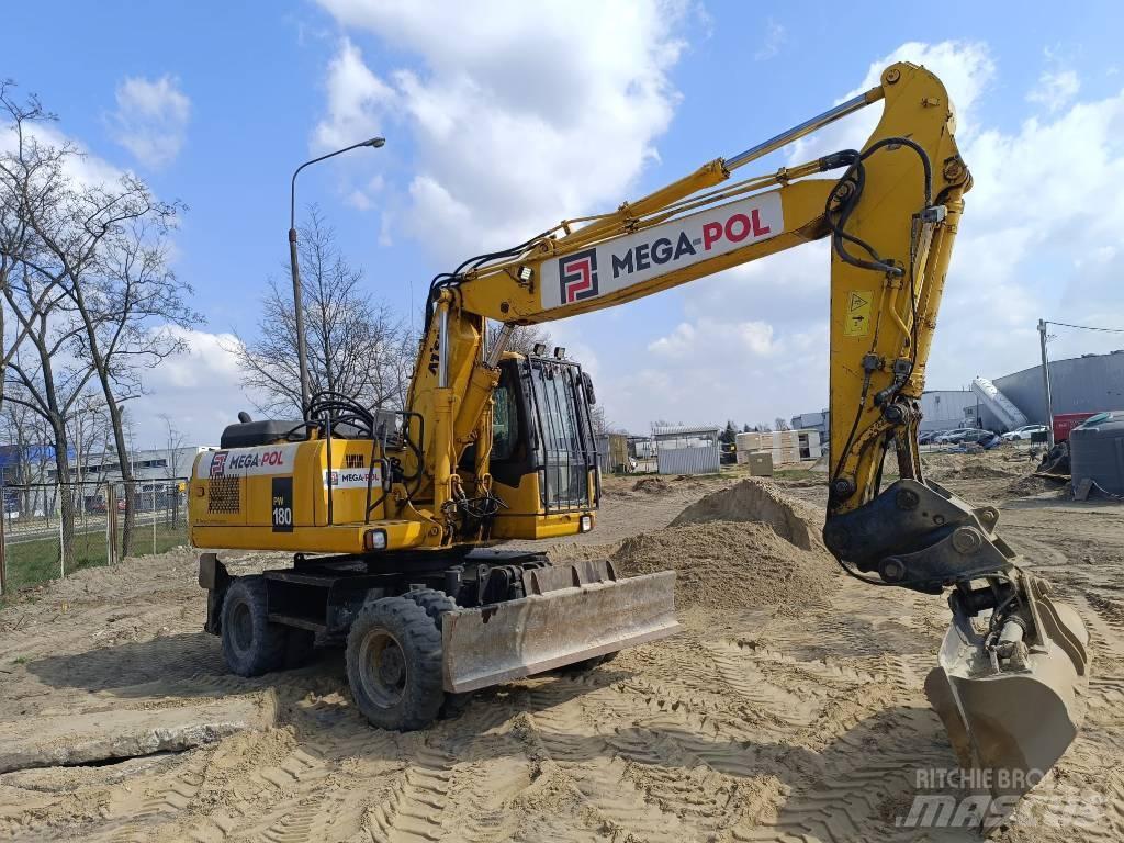 Komatsu PW180-7E0 Колёсные экскаваторы