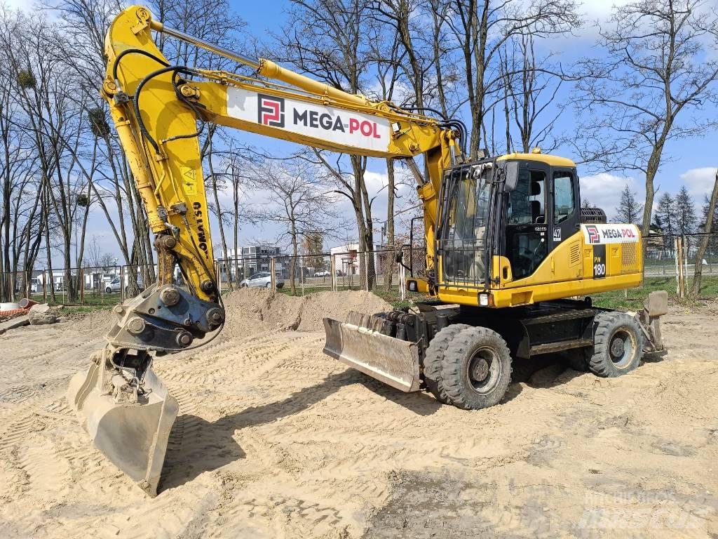Komatsu PW180-7E0 Колёсные экскаваторы