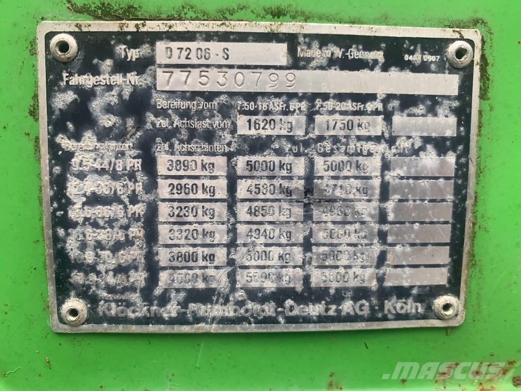 Deutz-Fahr D7207C Трактора