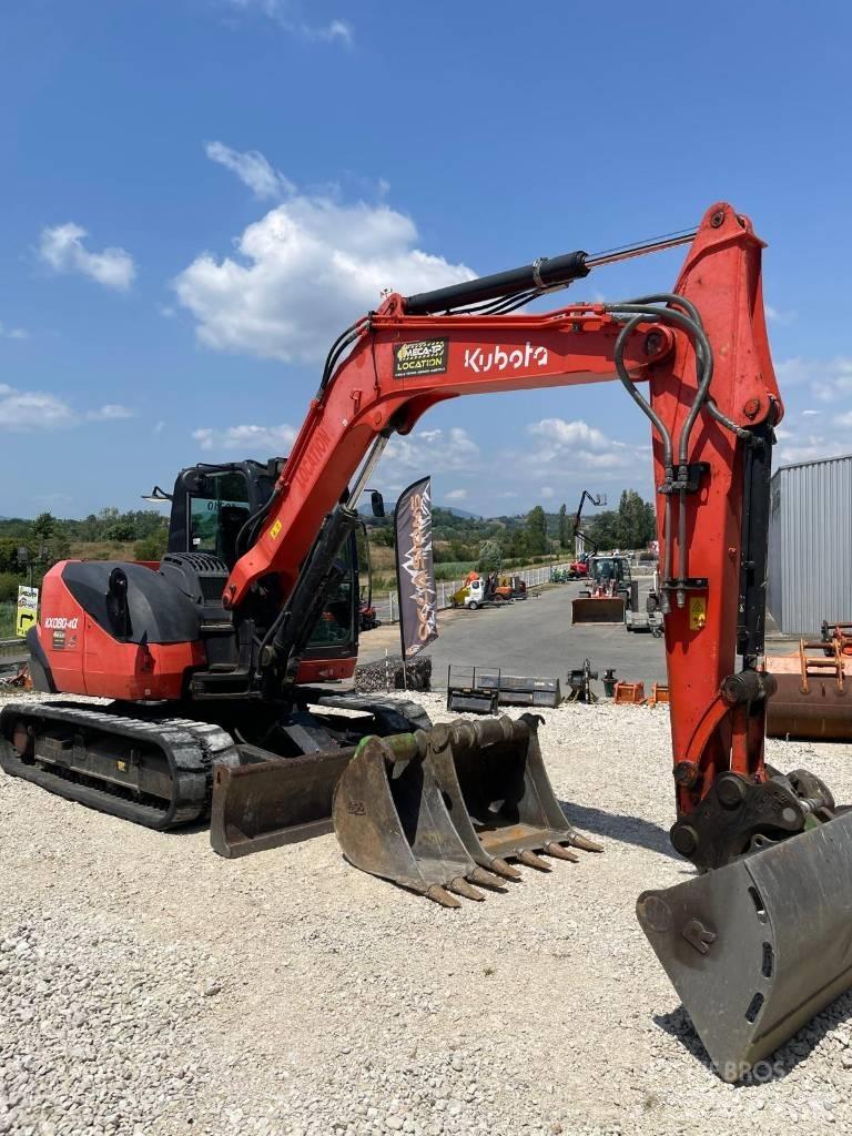 Kubota KX 080-4 Малые экскаваторы 7т-12т