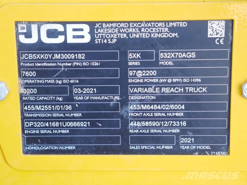 JCB 532-70 Телескопические погрузчики