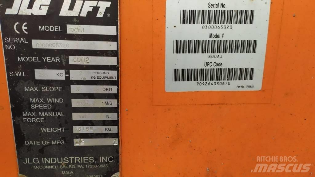 JLG 800 AJ Коленчатые подъемники