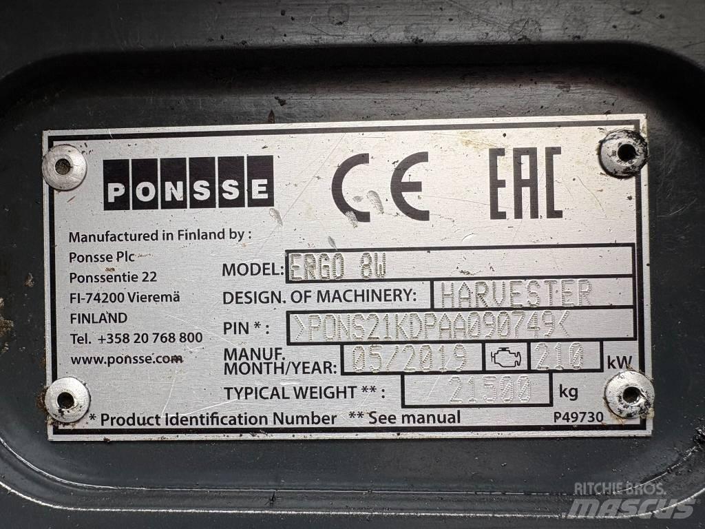 Ponsse Ergo 8W Харвестеры