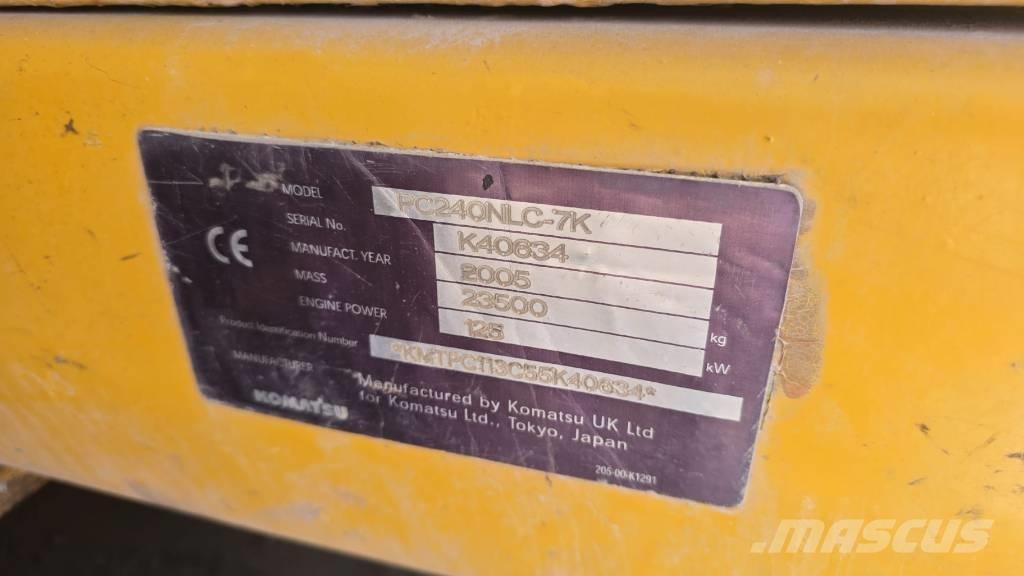 Komatsu PC 240 NLC-7 Гусеничные экскаваторы