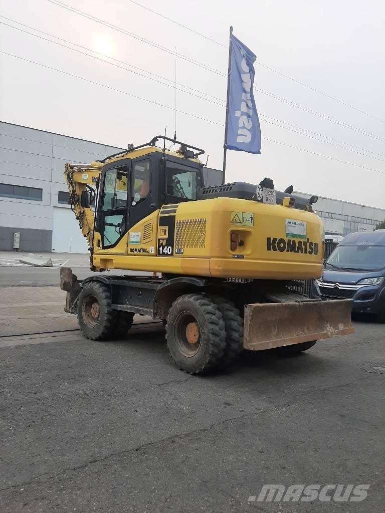 Komatsu PW 140-7 Колёсные экскаваторы
