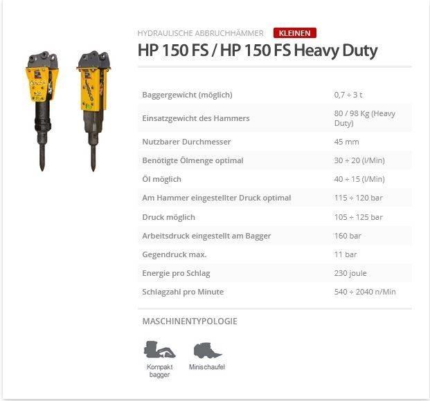 Indeco HP 150 FS Гидромолоты